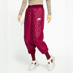 Nike Sport Pack Red Quilted Pants